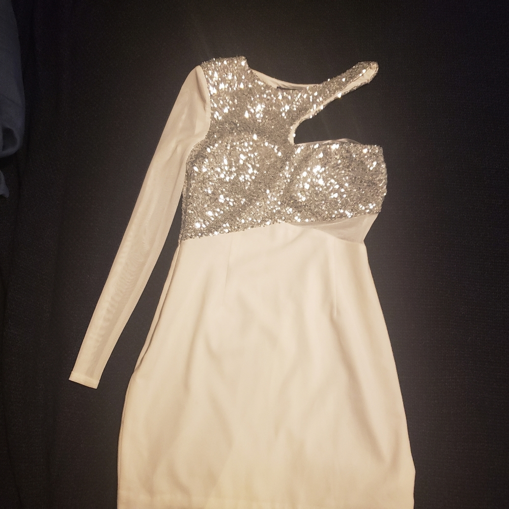 White high end dress